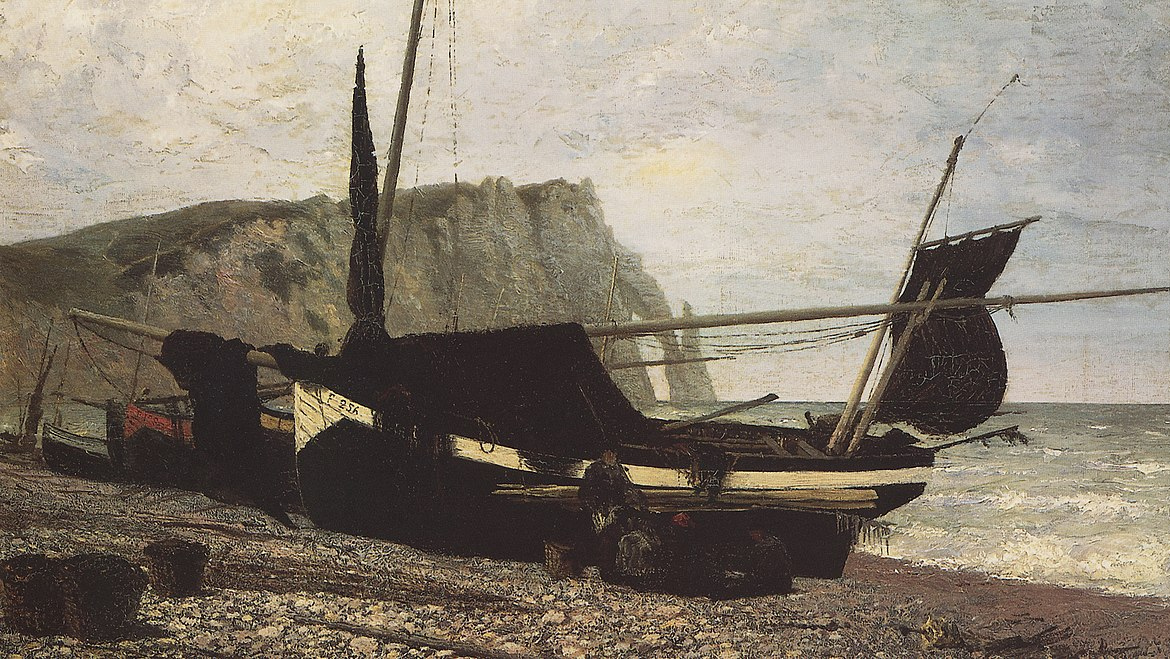 Василий Дмитриевич Поленов «Рыбацкая лодка. Этрета. Нормандия» (1874)