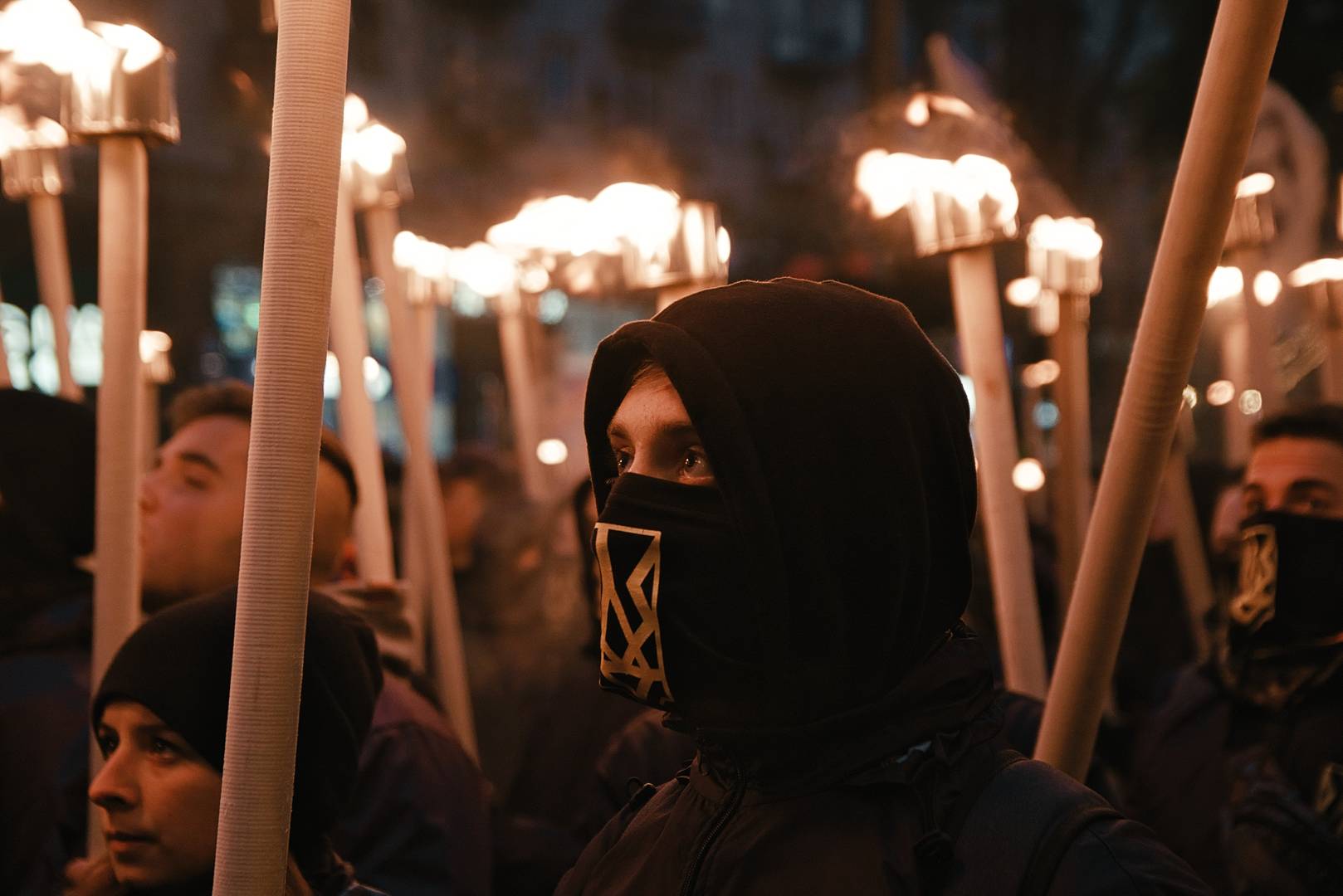 Марш националистов в Киеве. Октябрь 2017
