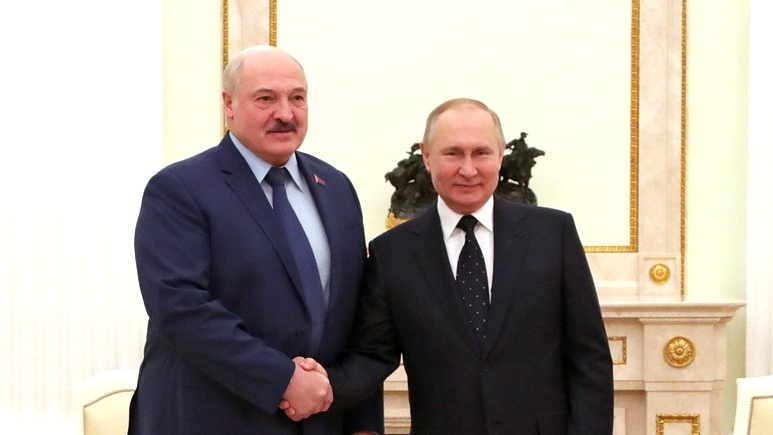 Встреча Президента России Владимира Путина с Президентом Белоруссии Александром Лукашенко