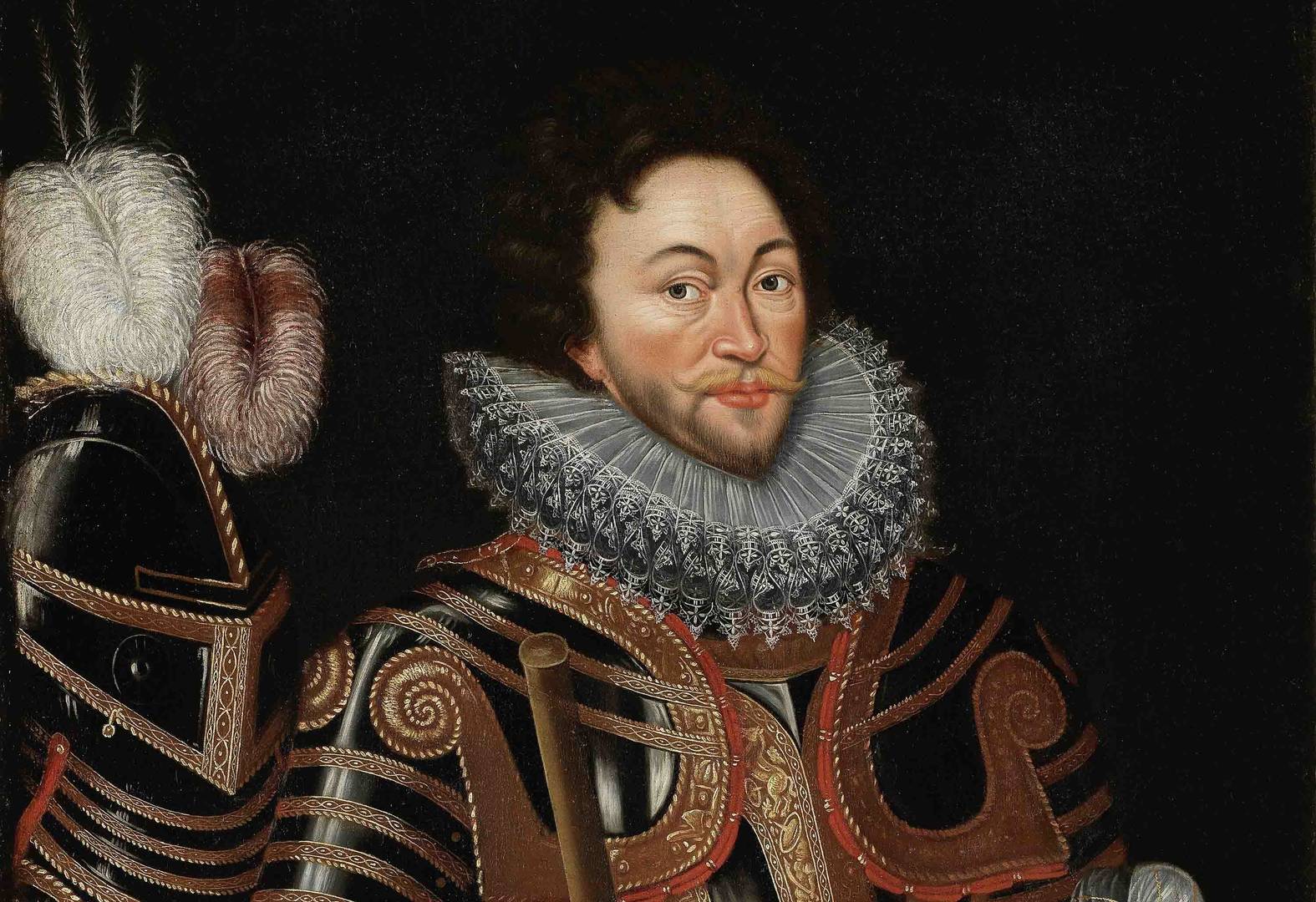 Неиизвестный художник. Сэр Френсис Дрейк (фрагмент). XVI–XVII вв.