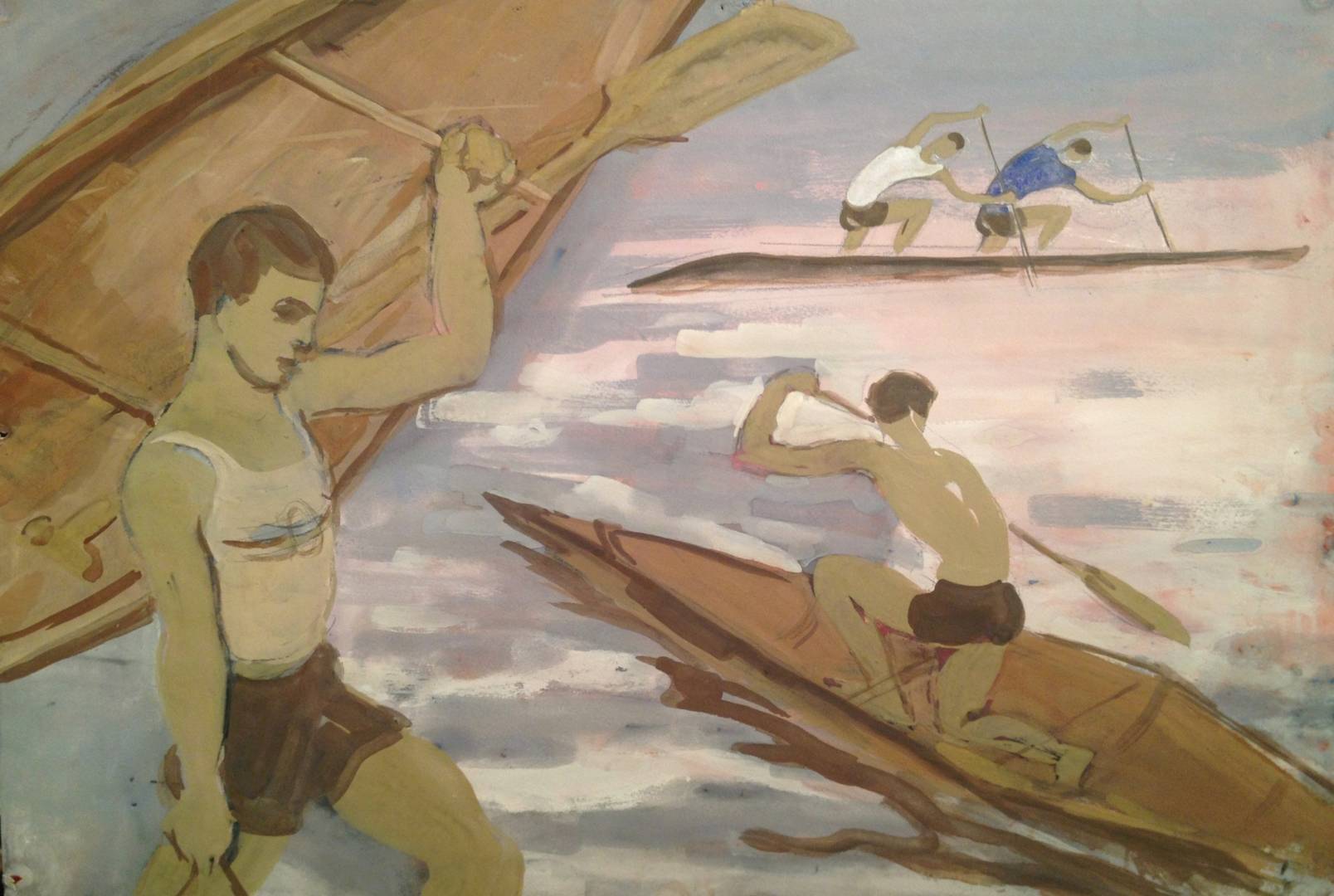 Анна Пискарёва. Гребной спорт. 1970-е
