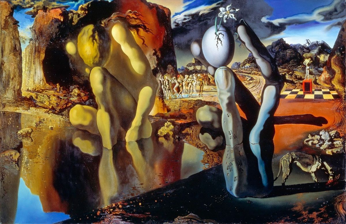 Сальвадор Дали. Метаморфозы Нарцисса. 1937