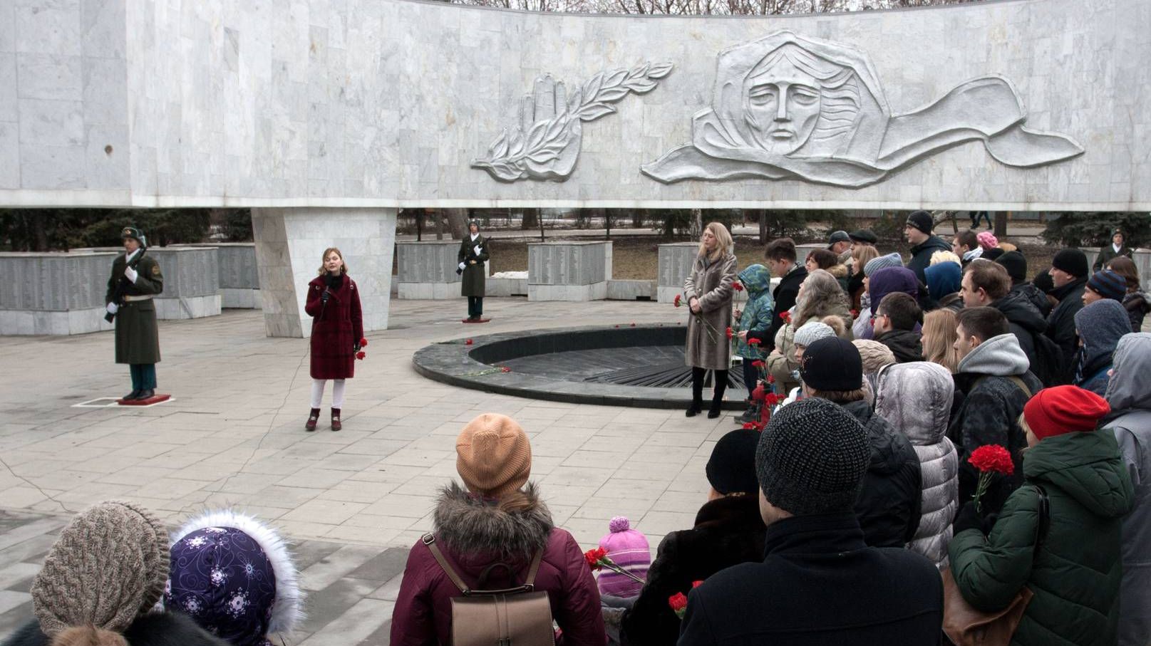 Акция памяти, посвященная 76-й годовщине освобождения Ростова-на-Дону от фашистов