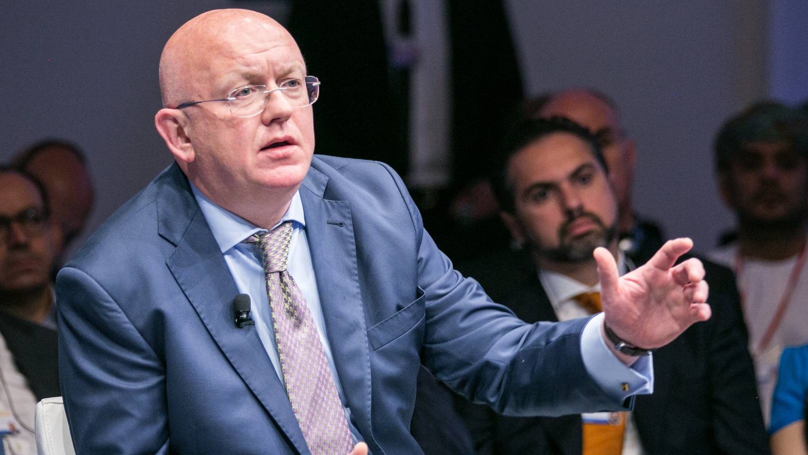 Выступление постпреда РФ при ООН Василия Небензи