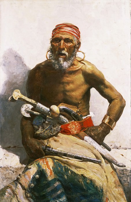 Мариано Фортуни-и-Марсаль. Арабский вождь. 1874