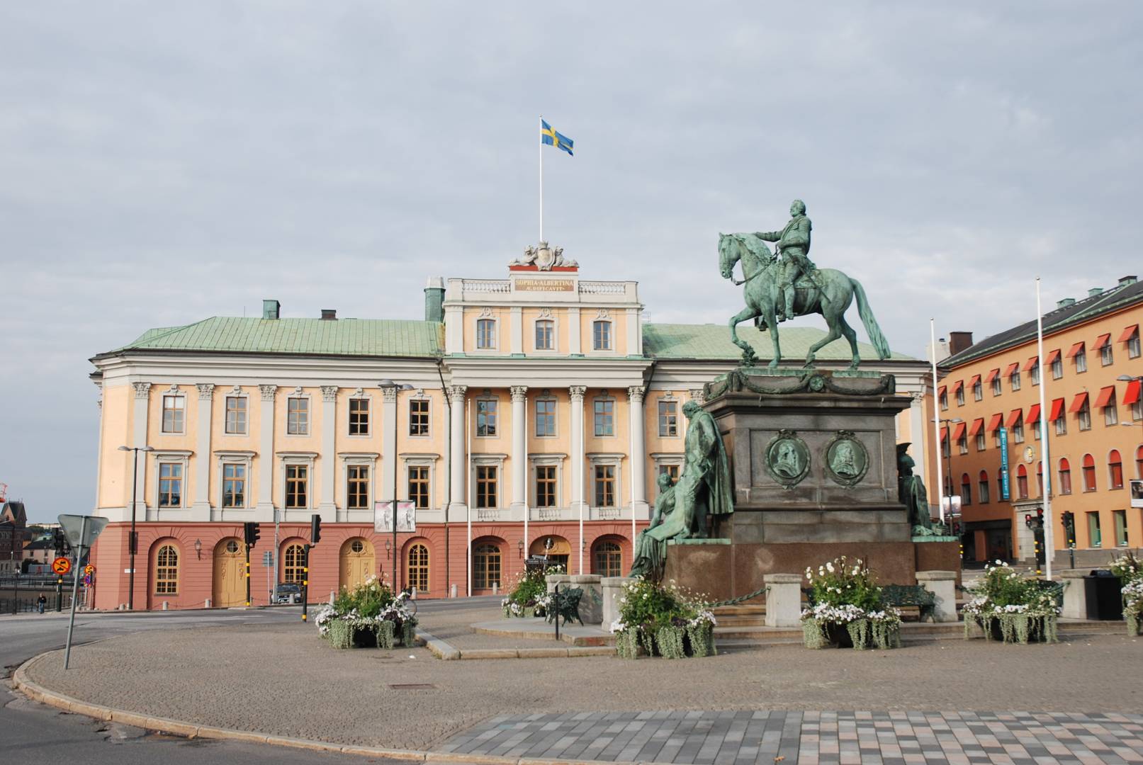 Площадь Густава II Адольфа в Стокгольме