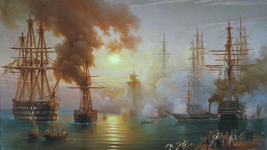 Николай Крассовский. Русский Черноморский Флот после Синопского сражения. 1853