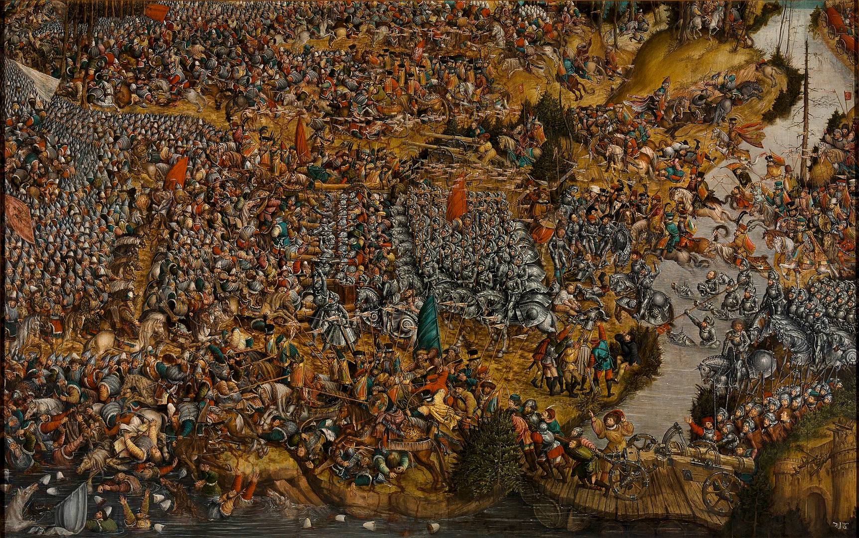 Ханс Крелль. Битва под Оршей 8 сентября 1514 года. 1524-1530