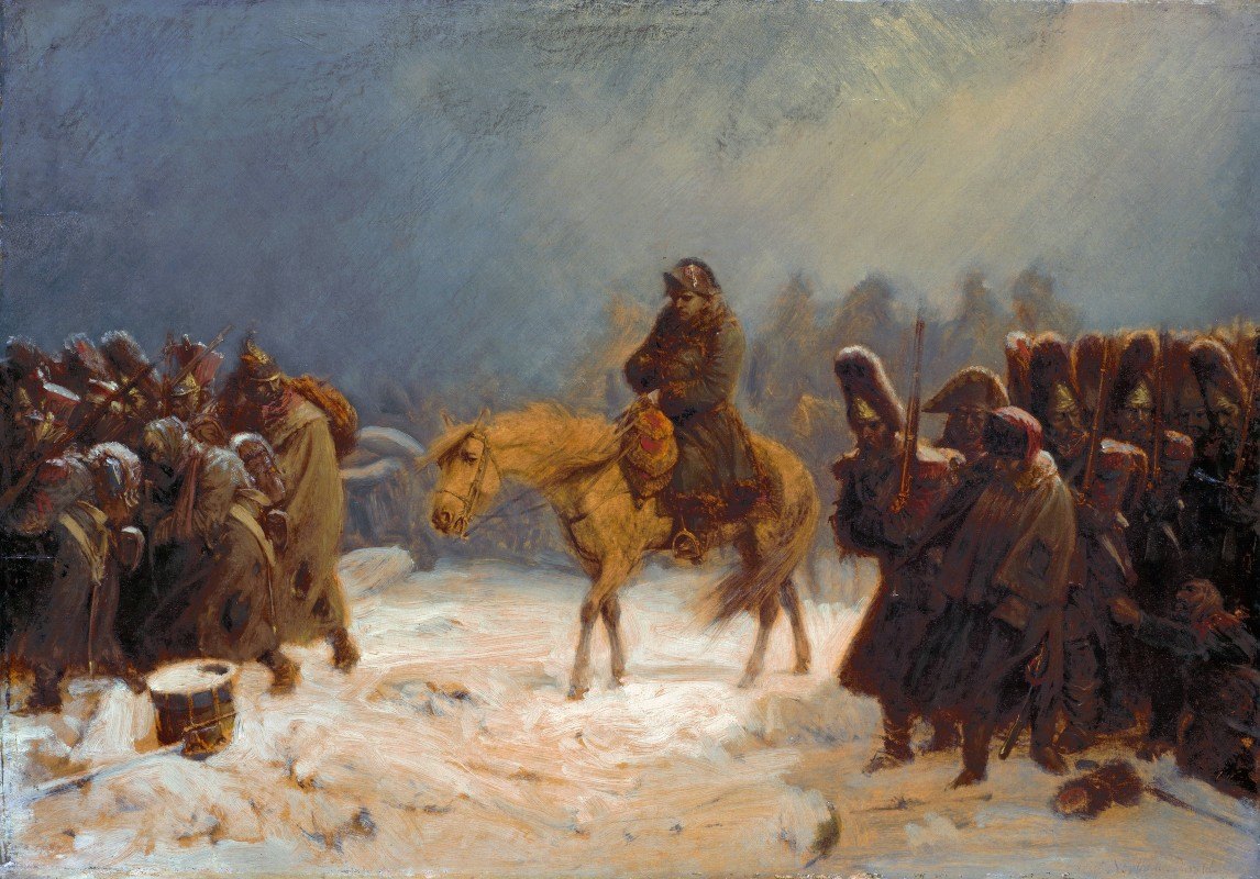 Napoleon’s Retreat From Russia (1866) Adolf Northen