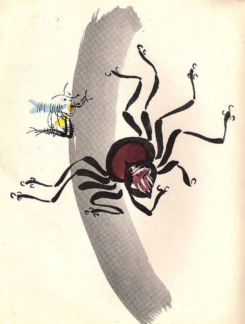 Май Митурич. Паук и муха. 1972