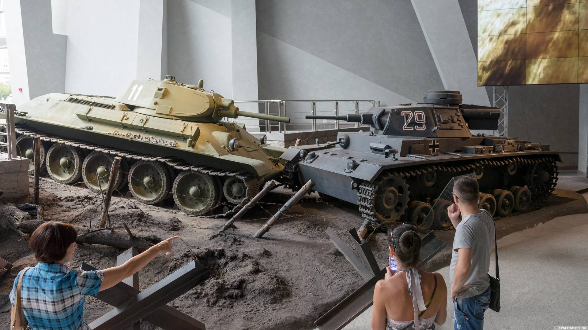 Танковый таран, Музей истории Великой Отечественной войны, Минск, Белоруссия