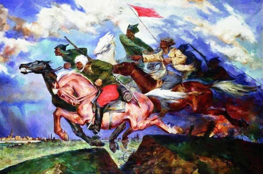 Павел Соколов-Скаля. «Даёшь Варшаву!». 1929