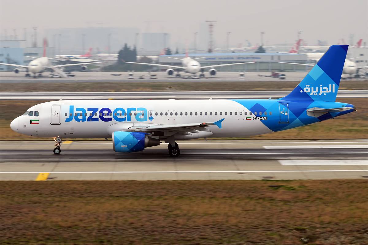 Самолет компании Jazeera Airways