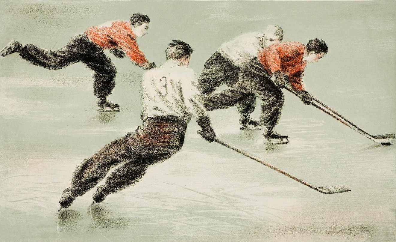 Иллюстрация хоккей