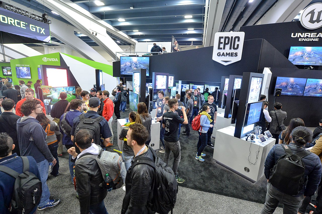 Стенды Epic Games на Game Developers Conference. 2017