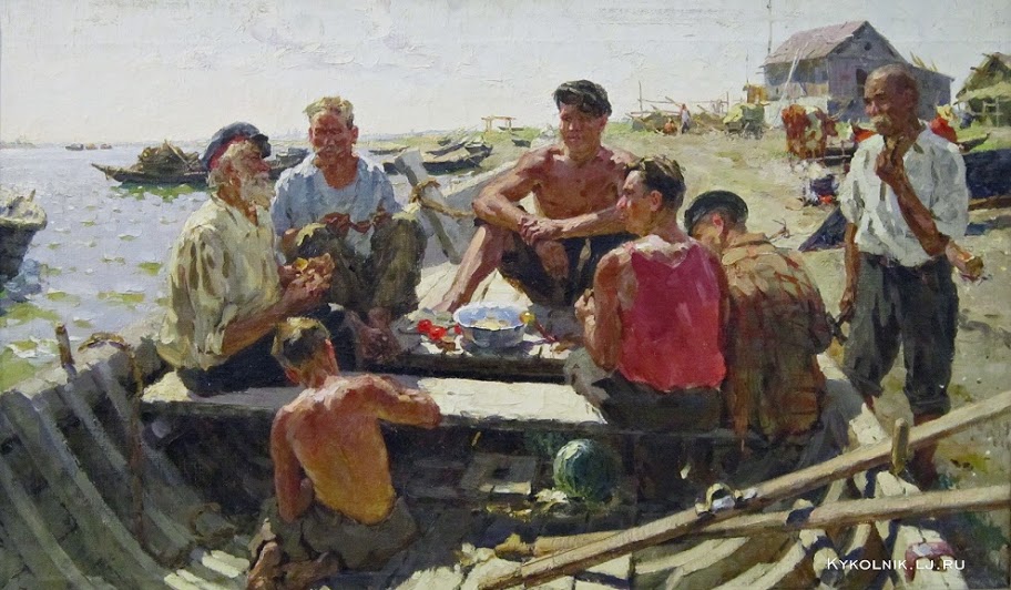 Спорыхин Борис Тихонович. Рыбаки Дона. 1959-1960