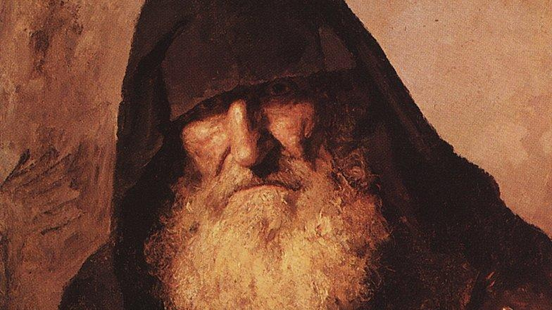 Василий Поленов. Палестинский монах (фрагмент). 1886