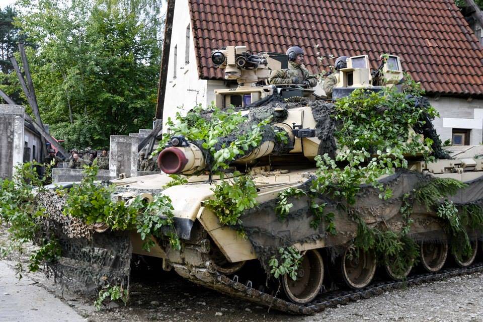 Танк M1 Abrams на учениях «Saber Junction 2018» в Германии