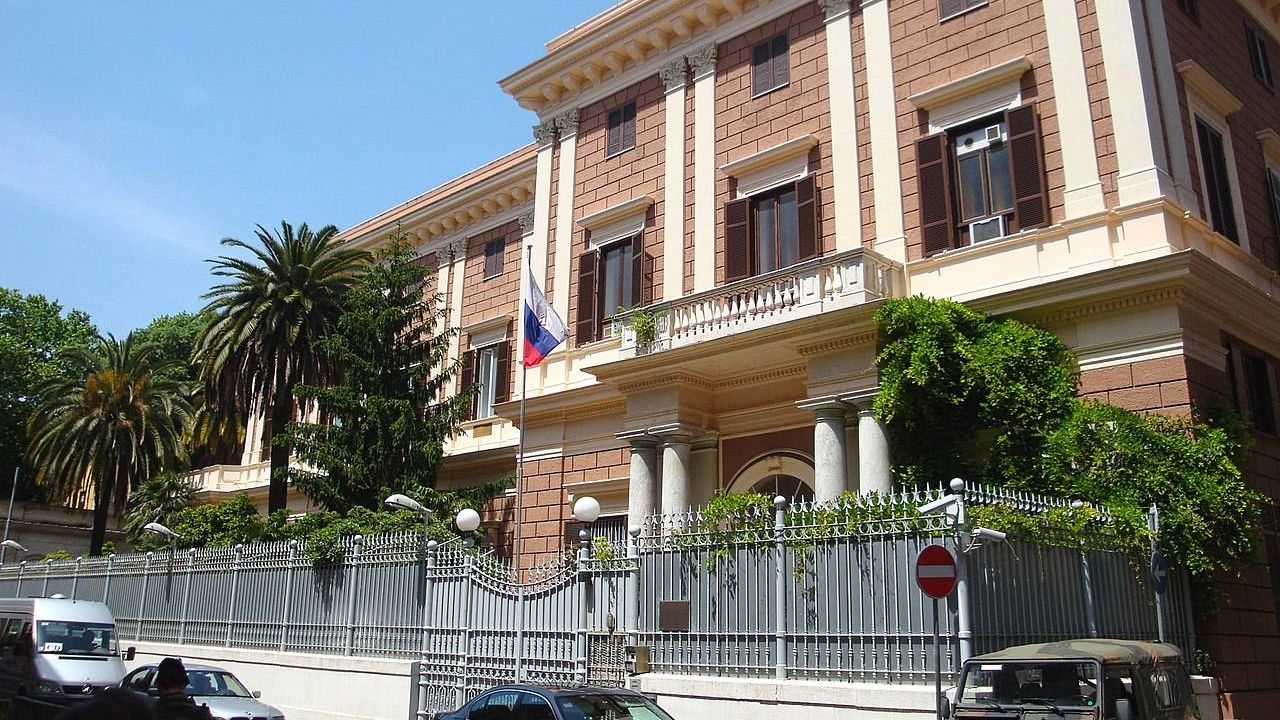Здание Посольства РФ в Италии