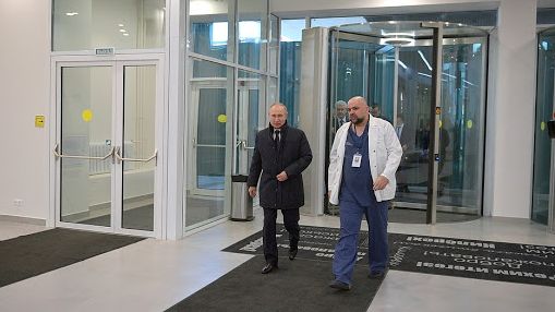 Владимир Путин и Денис Проценко