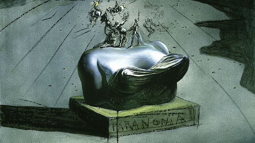 Сальвадор Дали. Паранойя (фрагмент). 1935