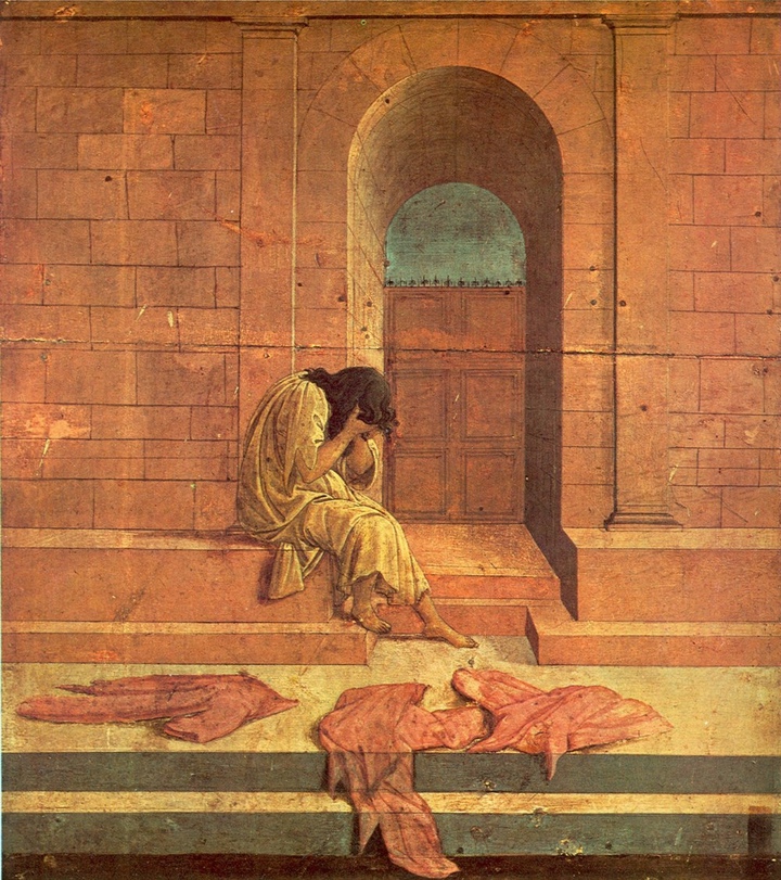 Сандро Боттичелли. Покинутая. 1490-1495