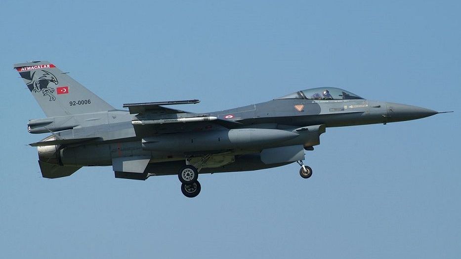 Истребитель F-16C ВВС Турции