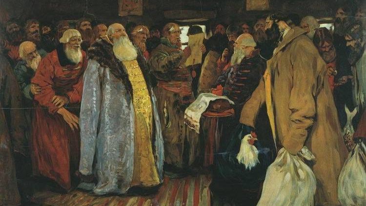 Сергей Иванов. Приезд воеводы. 1908