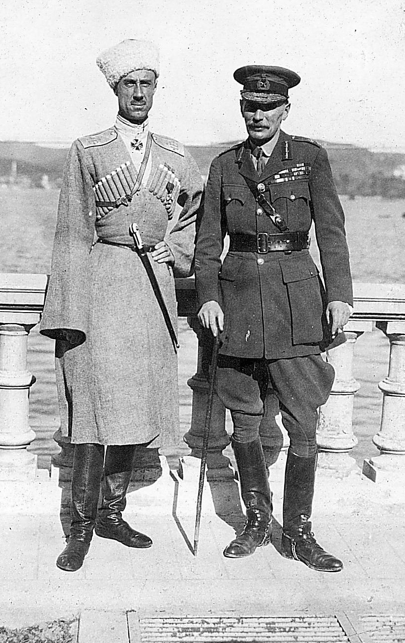 Генерал Врангель и британский генерал Харингтон. Константинополь. 1921 