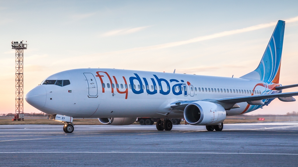 Самолет авиакомпании flydubai