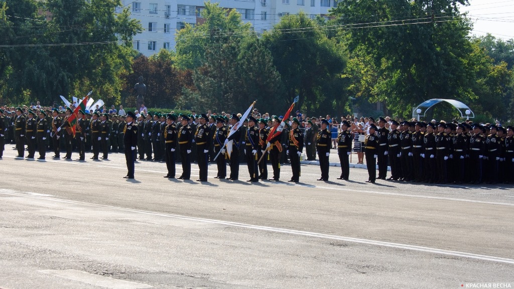 Тирасполь. Приднестровье. Военный парад