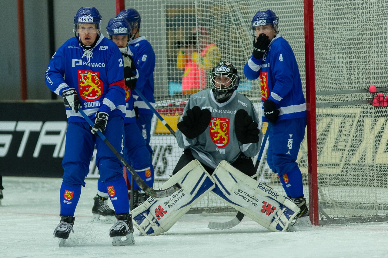 Сборная Финляндии по хоккею с мячом