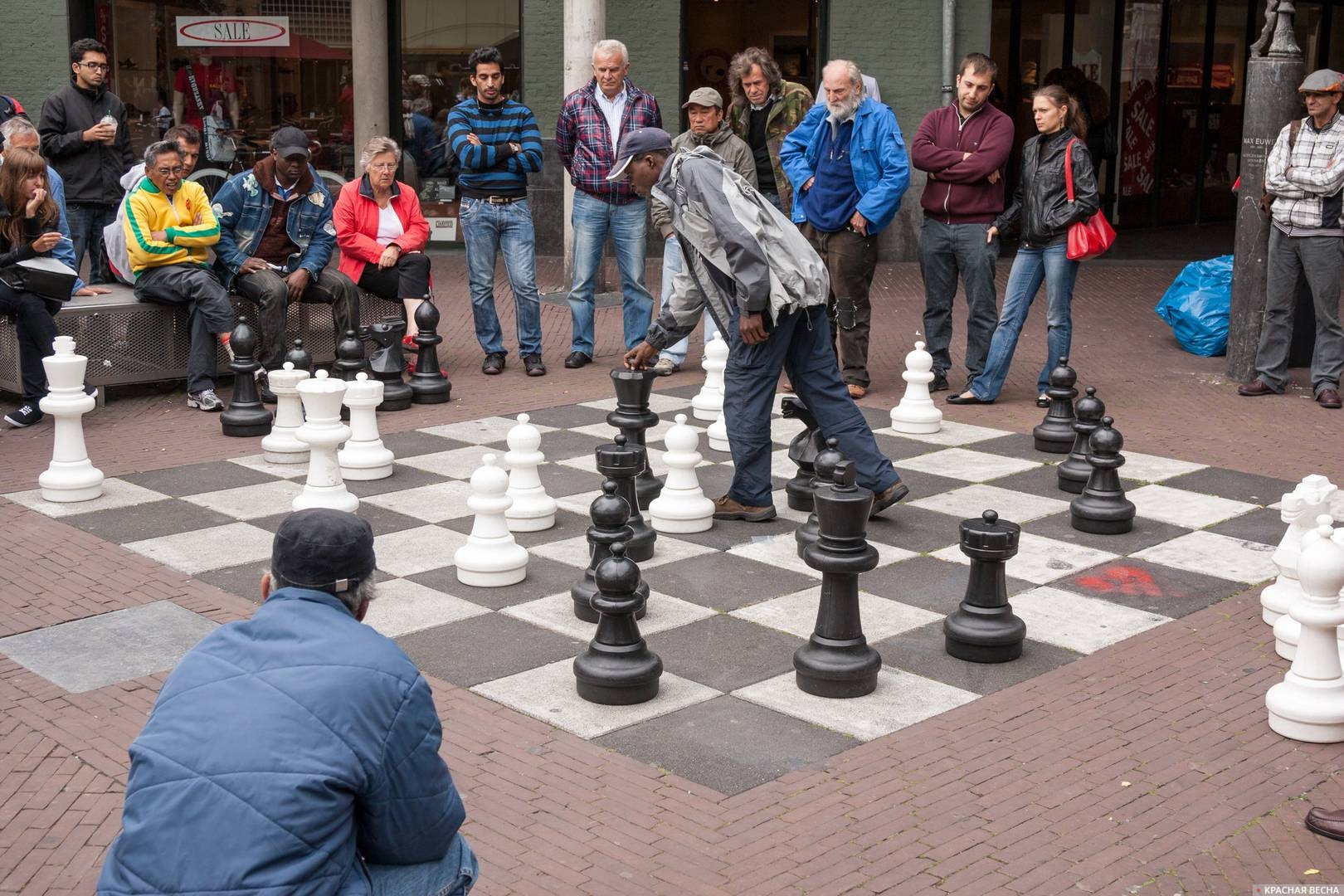 Уличные шахматы, Амстердам, Нидерланды