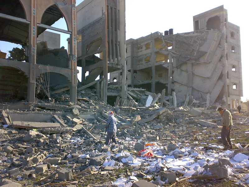 Разрушения в Газе после израильских ударов