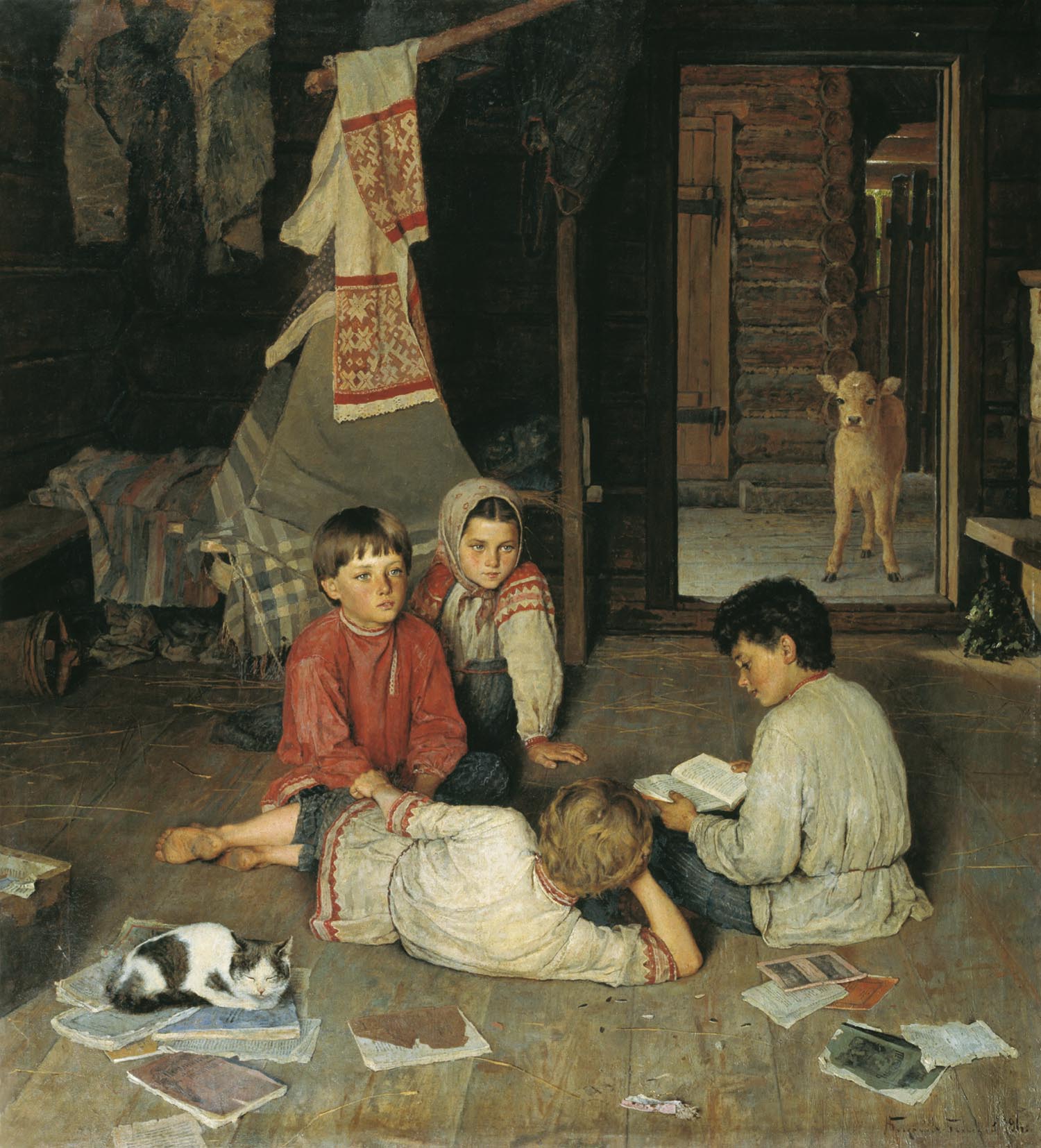 Богданов-Бельский Николай. Новая сказка. 1891
