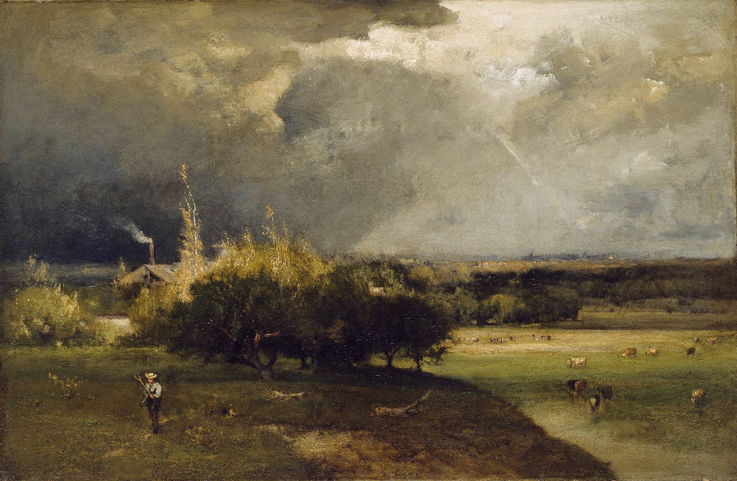 Джордж Иннесс. Надвигающийся шторм. 1879