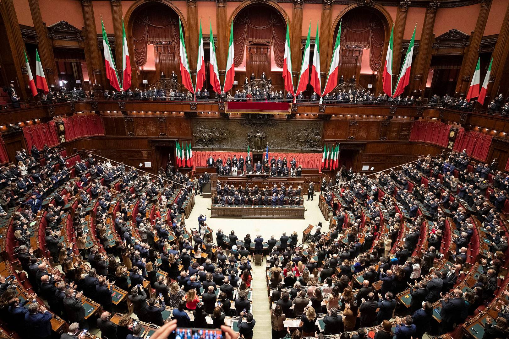 Заседание парламента Италии