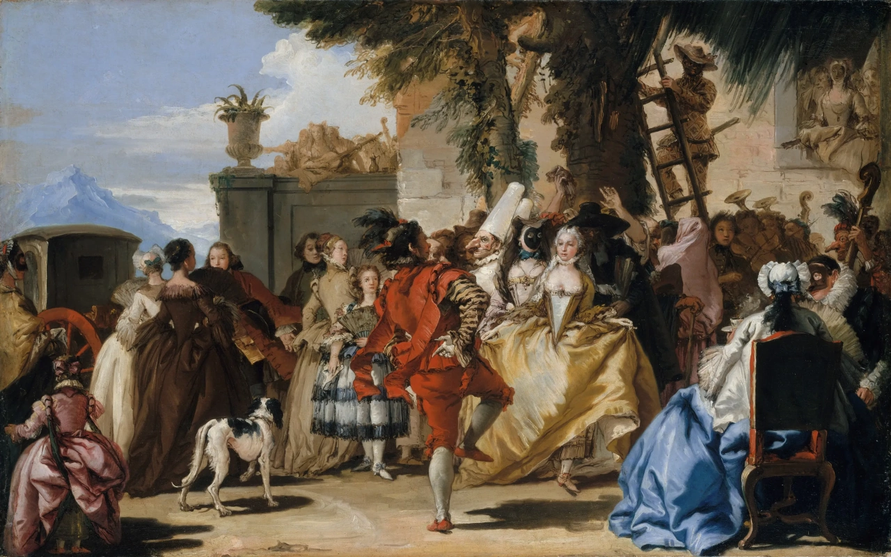 Джованни Доменико Тьеполо. Деревенские танцы. 1755