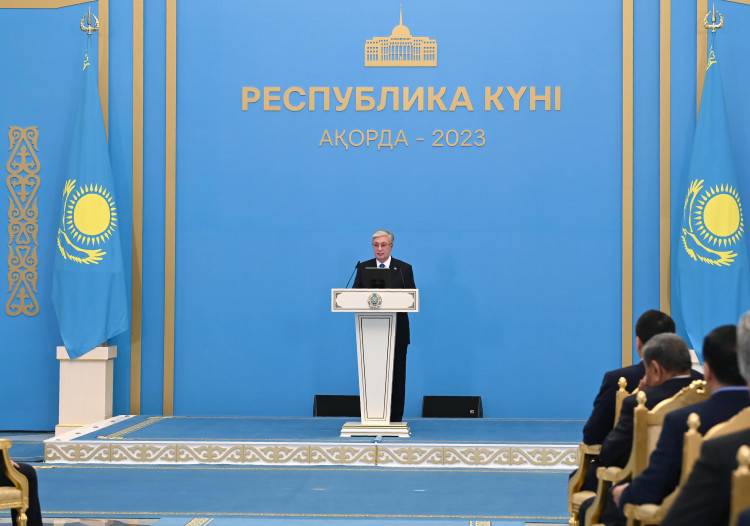 Выступление президент Казахстана Касым-Жомарта Токаева