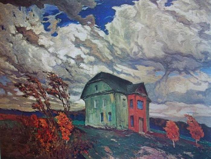 Фердинанд Рушиц. «Пустота (Осенний ветер).» 1901.