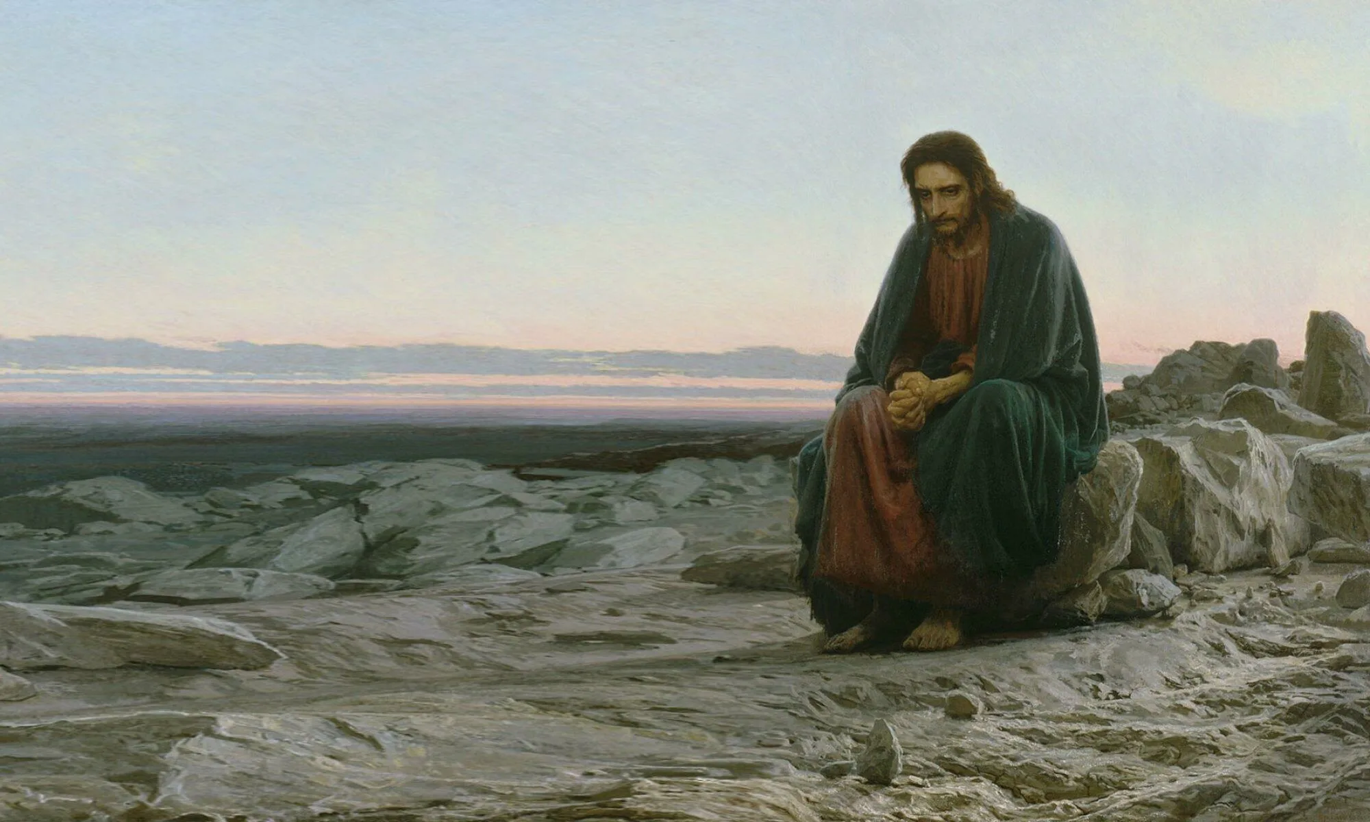 Иван Крамской. Христос в пустыне