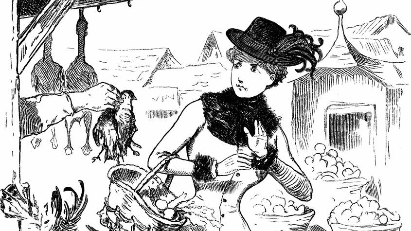 Молодая домохозяйка (фрагмент)