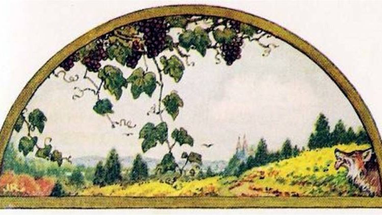 Джон Рей. Лиса и виноград. 1918 год