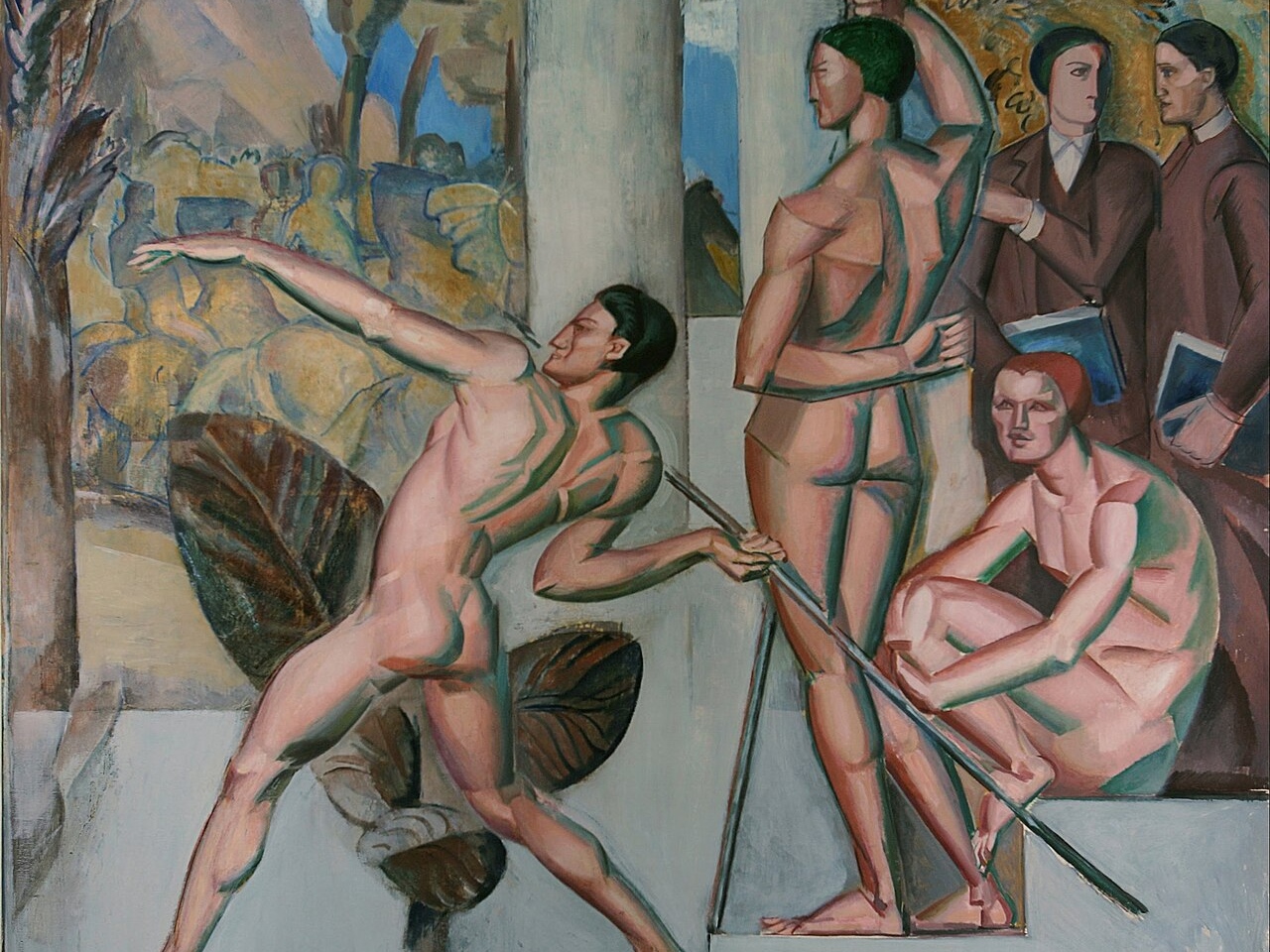 Георг Паули. В здоровом теле здоровый дух (фрагмент). 1912