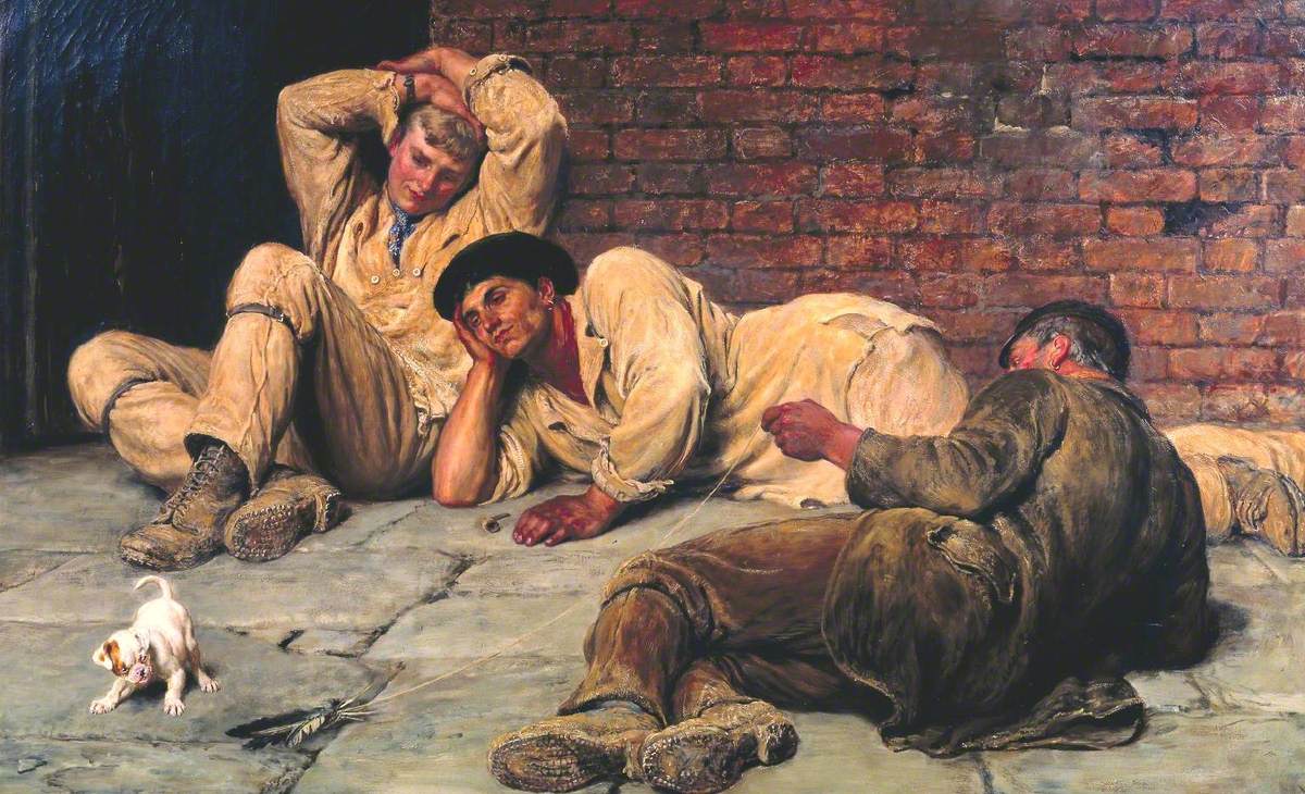 Брайтон Ривьер. Исполины за игрой. 1882