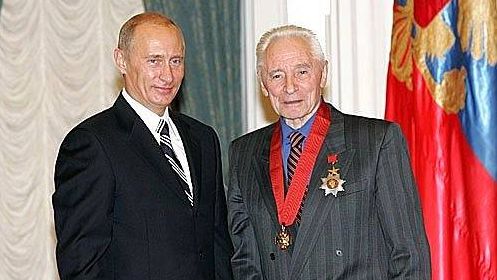Владимир Путин и Юрий Григорович. 2007