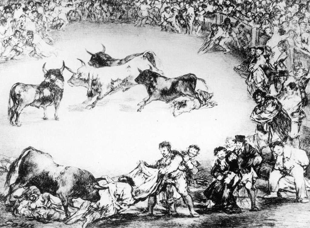 Франсиско де Гойя. Испанское развлечение. 1825