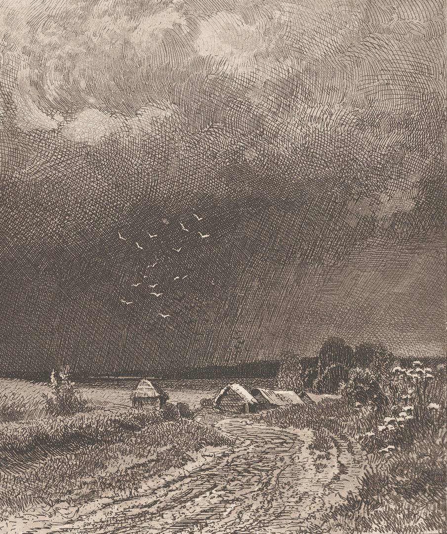 Иван Шишкин. Перед грозой. 1873