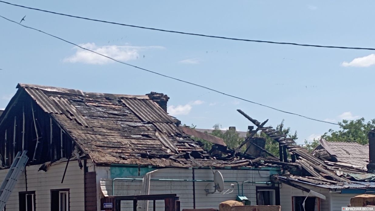 Разрушения в Белгородской области (архивное фото)