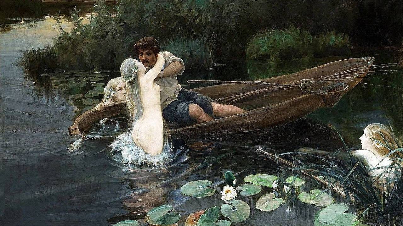 Иван Дженеев. Водные глубины. Омут. 1907